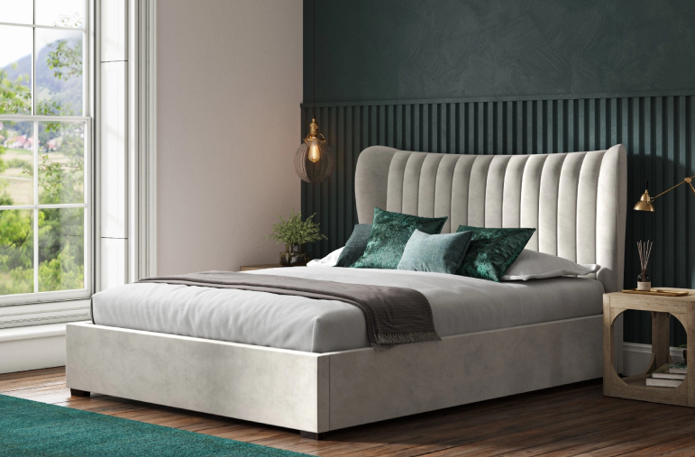 Emporia Beds Harcourt Velvet Ottoman Bed