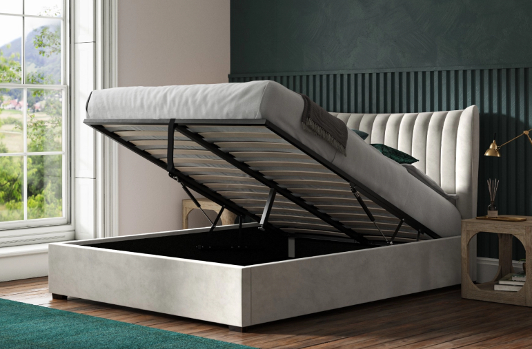 Emporia Beds Harcourt Velvet Ottoman Bed