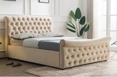 Lucinda Chesterfield Side Lift Ottoman Bed